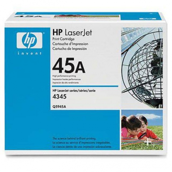 Картридж HP Q5945A, LJ 4345/4345X/M4345/M4345X Black, оригинал 18 000 стр.