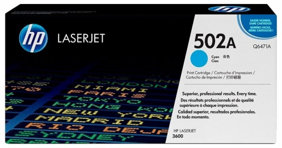 Картридж HP Q6471A, CLJ 3600 Cyan, оригинал 4000 страниц