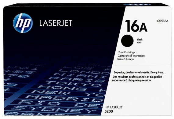 Картридж HP Q7516A, LJ 5200, оригинал 12 000 страниц
