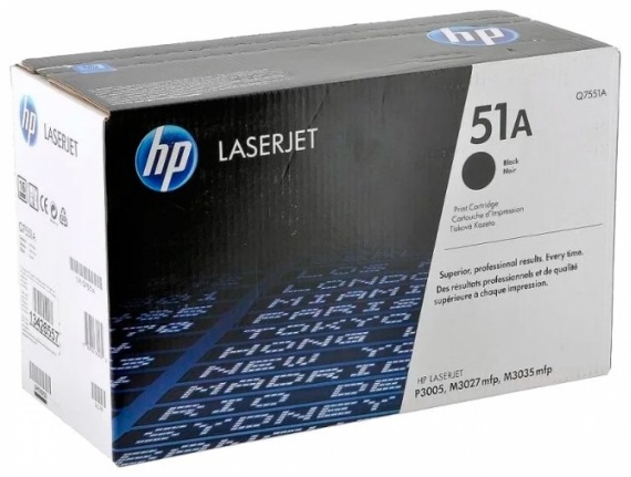 Картридж HP Q7551A, LJ P3005/M3035mfp/M3027mfp, оригинал