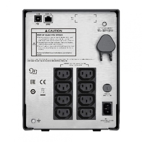 Источник бесперебойного питания APC Smart-UPS C SMC1000I-RS 600Вт 1000ВА серый