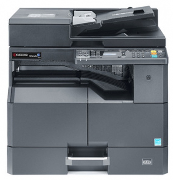 МФУ Kyocera TASKalfa 1800 (А3, 18/8 (А4/А3) коп/мин,коп.+принт.+цв.скан., 20000коп/мес.), без крышки, USB