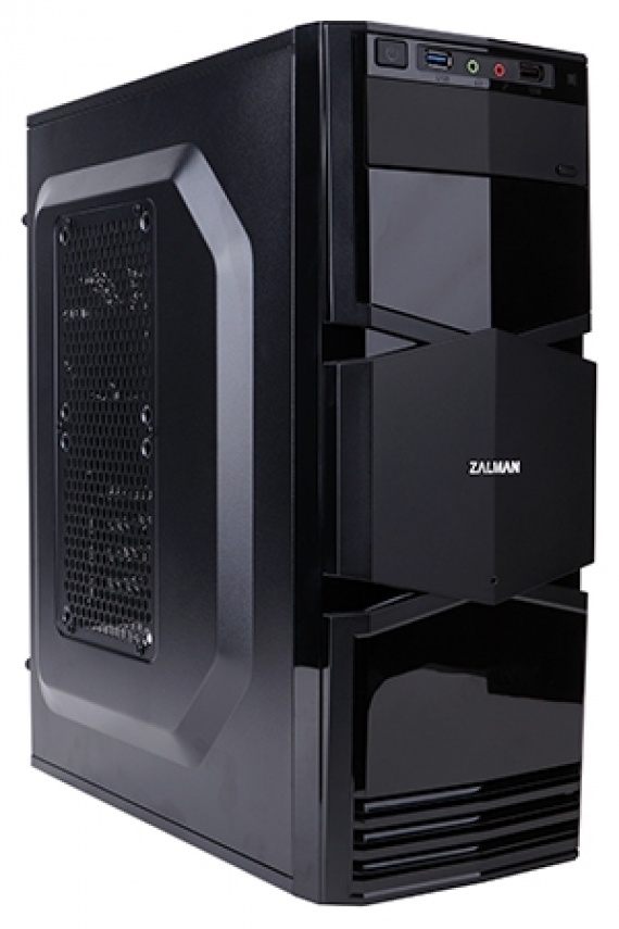 Корпус ZALMAN ZM-T3, без БП, черный, mATX