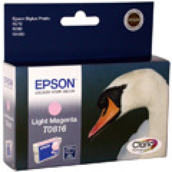 Картридж (T08164A/C13T11164A10) Epson Stylus Photo R270/R290/1410/RX590/610/690, Light Magenta 11.1 мл