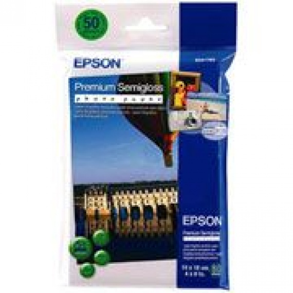 Бумага/карточки Epson (С13S041765ВН) Premium Semiglossy Photo Paper (100*150мм) 50л. пол/гл.251г/м2