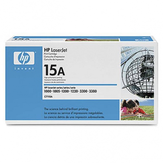 Картридж HP C7115A, LJ 1200/1220/1000w/1005w/3300, оригинал 2500 страниц