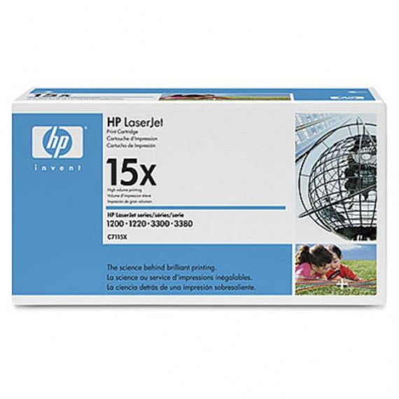 Картридж HP C7115X, LJ 1200/1220/3300, оригинал 3500 страниц