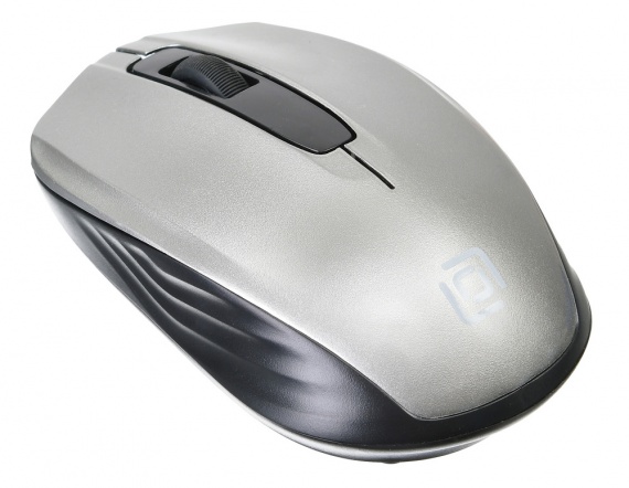 Мышь беспроводная Оклик 475MW USB, 1200 dpi, до 10 м, д/ноутбука, черный/серый
