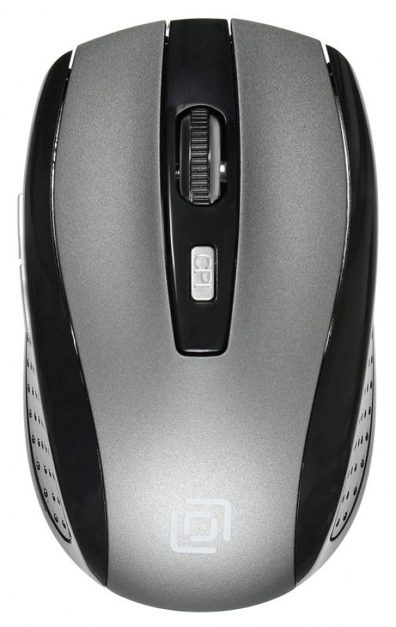 Мышь беспроводная Оклик 635MB Bluetooth 3.0, 1600 dpi, до 10м, д/ноутбука, черный/серебро