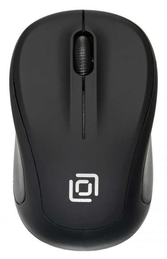 Мышь беспроводная Оклик 665MW USB, 1600dpi, до 10м, д/ноутбуков, черный
