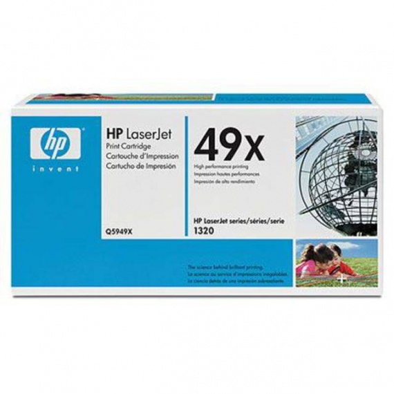 Картридж HP Q5949X, LJ 1320/3390/3392 Black, оригинал 6 000 стр.