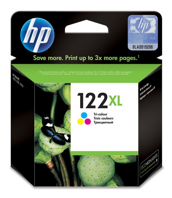 Картридж HP CH564HE, Deskjet 1050/1510 Deskjet 2050/2050S, Color, оригинал, 330 стр., (№122XL)