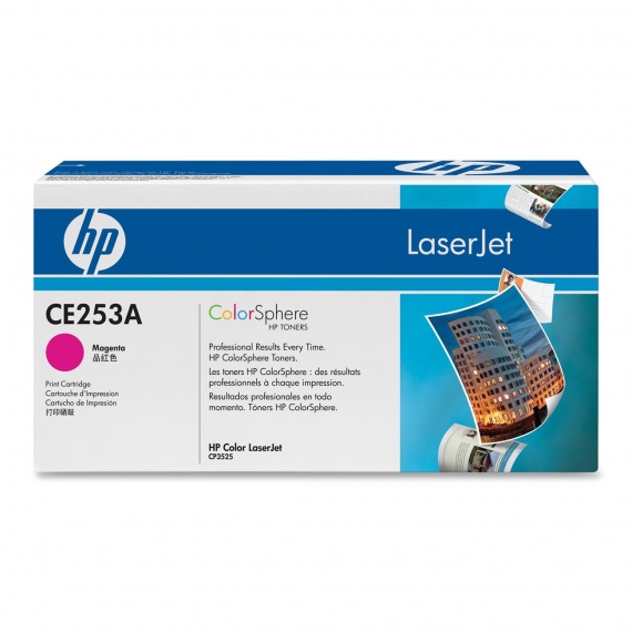 Картридж HP CE253A, CLJ 3525/3530, Magenta, оригинал 7000 стр.