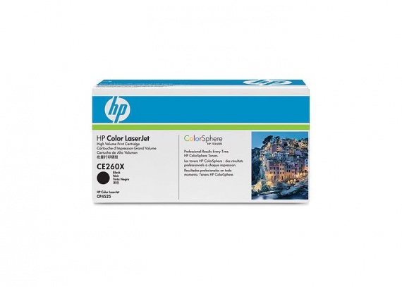 Картридж HP CE260X, СLJ 4525, оригинал Black