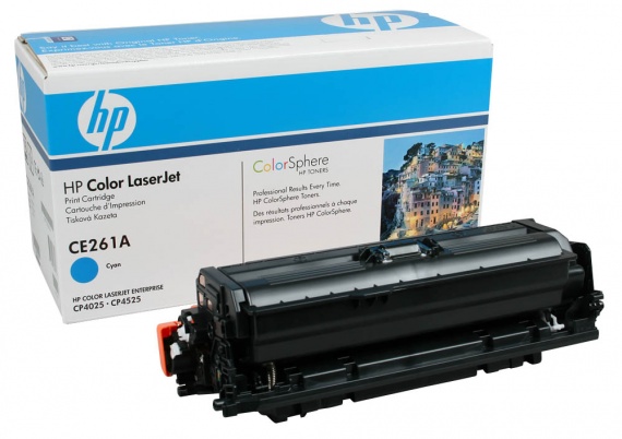 Картридж HP CE261A, СLJ 4525, оригинал Cyan