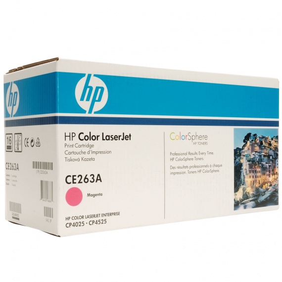 Картридж HP CE263A, СLJ 4525, оригинал Magenta