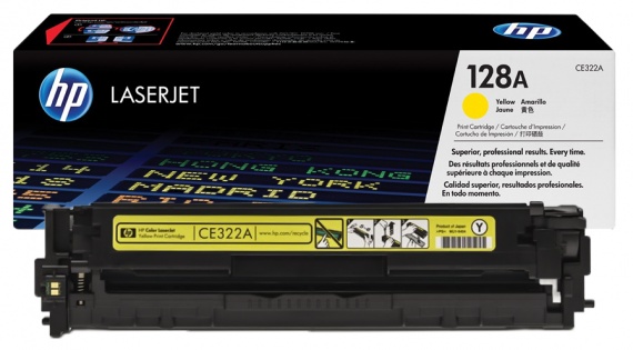 Картридж HP CE322A, CLJ 1525/1415, Yellow, оригинал 1300 стр.