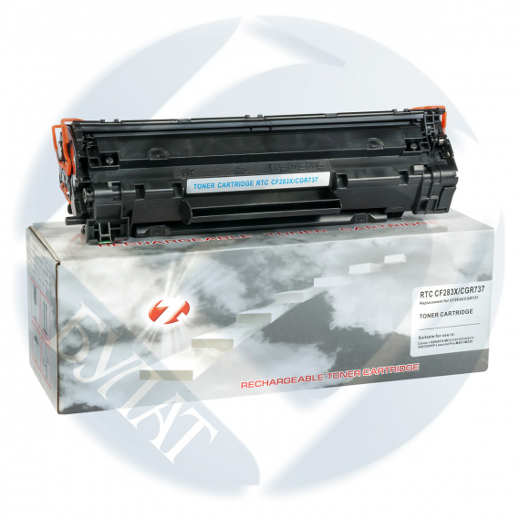 Картридж HP CF283X, LJ Pro MFP M201/M225, 83X, Black, 2 200 стр., совместимый, 7Q