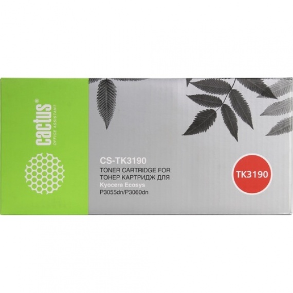 Тонер-картридж Kyocera P3055dn/ECOSYS P3060dn (TK-3190) 25000 стр.,чёрный,Cactus