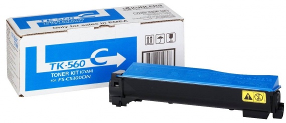 Тонер-картридж Kyocera FS-C5350DN (TK-560C) Cyan, 10000стр., оригинал