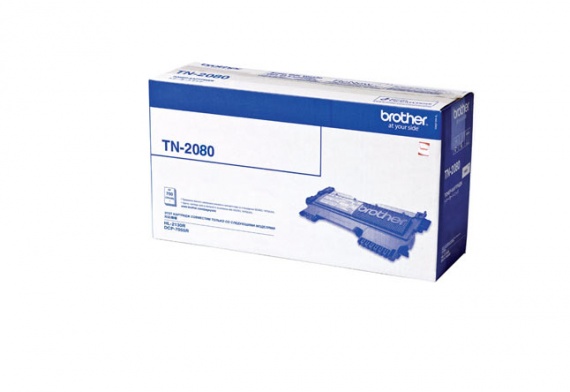 Тонер-картридж Brother HL 2130R/DCP7055R, TN-2080 (700 копий) туба, оригинал