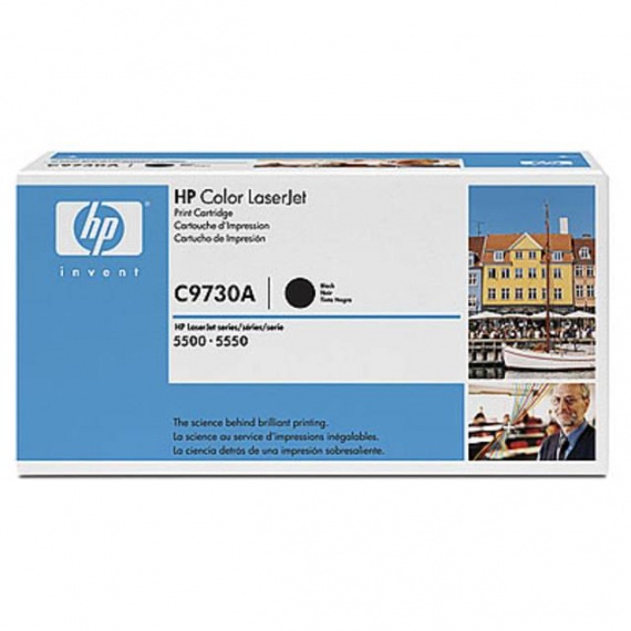 Картридж HP C9730A, CLJ 5500/5550 Black, оригинал 13 000 страниц