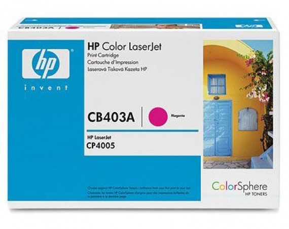 Картридж HP CB403A, CLJ 4005 Magenta, оригинал 7500 стр.