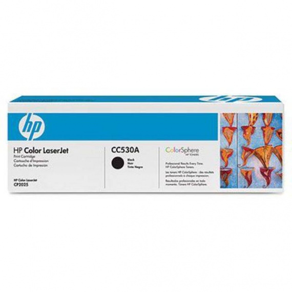 Картридж HP CC530A, СLJ СP2025/СМ2320, Black, оригинал 3 500 страниц