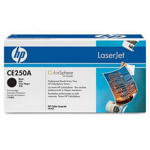 Картридж HP CE250A, CLJ 3525/3530, Black, оригинал 5000 стр.