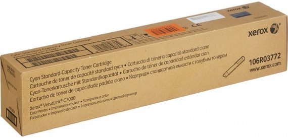 Картридж Xerox VersaLink C7000 (106R03772) Cyan, 3300 стр., оригинал