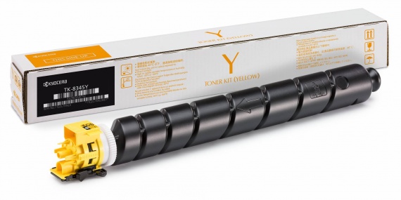 Тонер-картридж Kyocera TASKalfa 2552ci/2553ci (TK-8345Y) 12 000стр., Yellow, оригинал