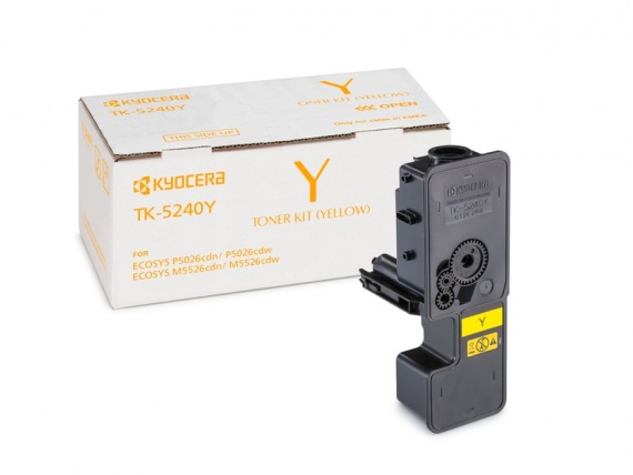 Тонер-картридж Kyocera TASKalfa P5026cdn/cdw, M5526cdn/cdw(TK-5240Y) 3000 копий,yellow,оригинал
