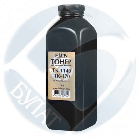 Тонер Kyocera FS-1035MFP DP/1135MFP/M2035dn/M2535dn (TK-1140/170) 7 200 копий, 280 гр./банка, БУЛАТ s-Line