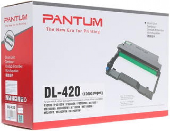 Драм-картридж Pantum DL-420/420P, M7100DN/M7200FDW/M7200FDN/P3300DW/P3010DW/M6800FD, 12000стр, ориг.